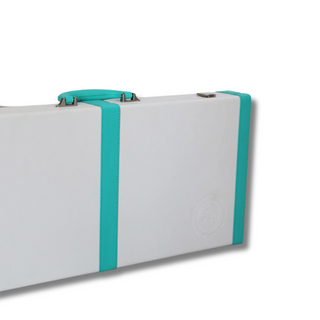 Aqua & Cream PU Leather Tile Travel Case