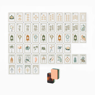 Mahj Tile Haus White Lotus Collection