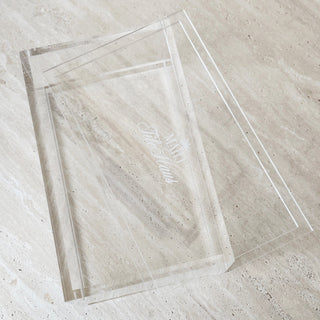 Clear Acrylic Tile Storage