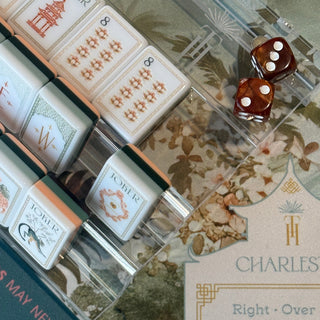 Crystal Clear Siamese Racks by Mahj Tile Haus