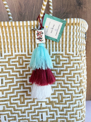Mahjong Tile Pom Charm- Imperial Lotus