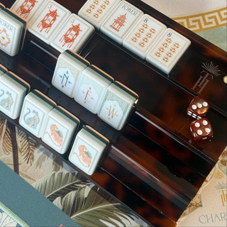 Tortoiseshell Siamese Racks by Mahj Tile Haus